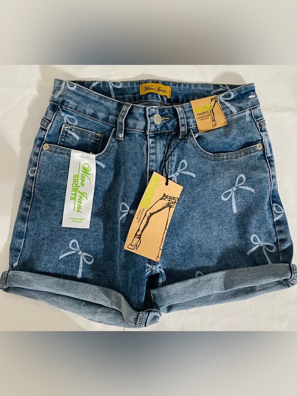 New-Wave Jean Shorts Size 5